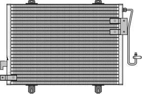 Wilmink Group WG2041593 - Condenser, air conditioning car-mod.net