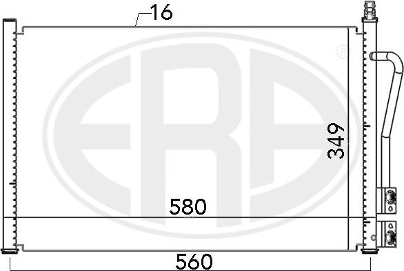 Wilmink Group WG2016617 - Condenser, air conditioning car-mod.net