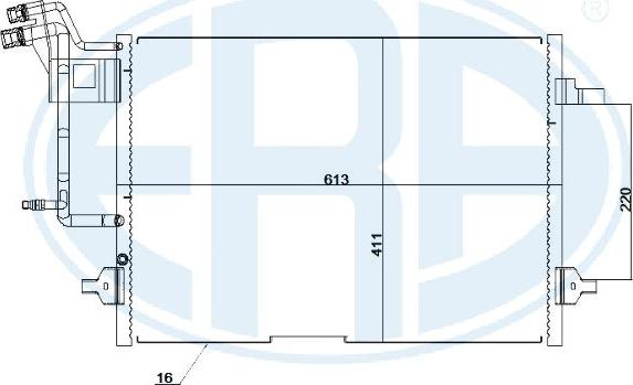 Wilmink Group WG2016822 - Condenser, air conditioning car-mod.net