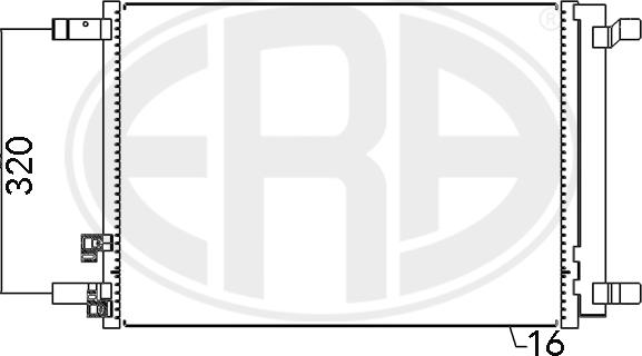 Wilmink Group WG2016704 - Condenser, air conditioning car-mod.net