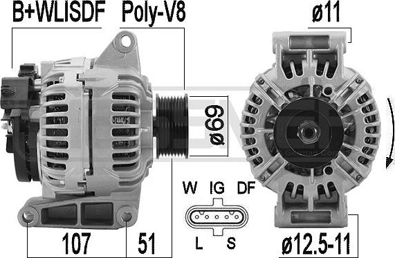 Wilmink Group WG2011497 - Alternator car-mod.net