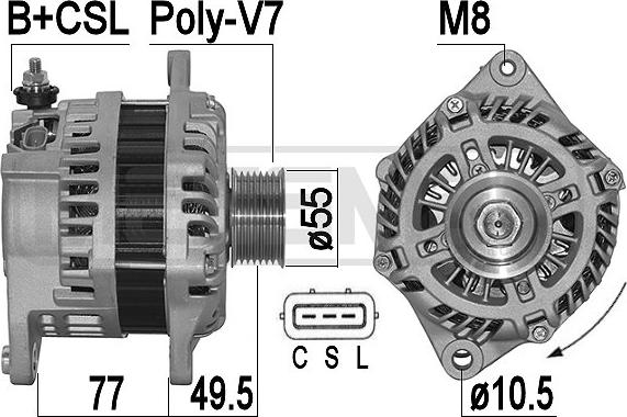 Wilmink Group WG2011432 - Alternator car-mod.net