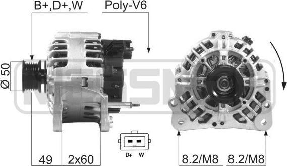 Wilmink Group WG2011686 - Alternator car-mod.net