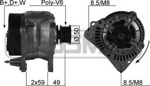 Wilmink Group WG2011622 - Alternator car-mod.net