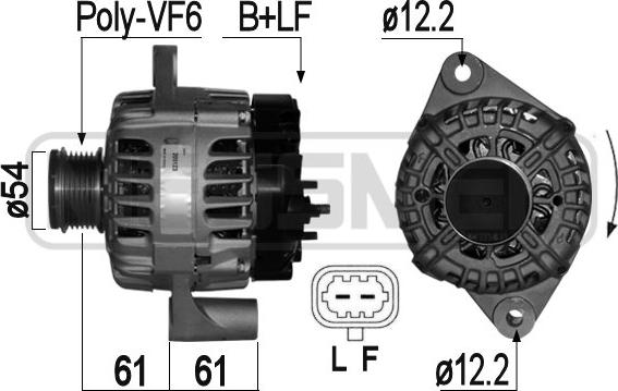 Wilmink Group WG2011072 - Alternator car-mod.net