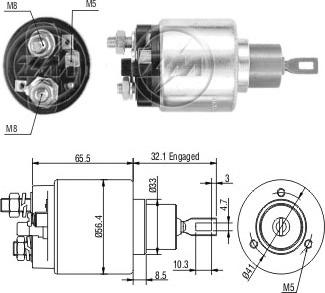 Wilmink Group WG2018093 - Solenoid Switch, starter car-mod.net