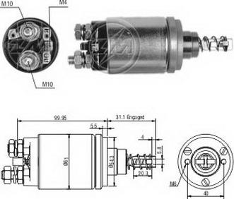 Wilmink Group WG2018060 - Solenoid Switch, starter car-mod.net