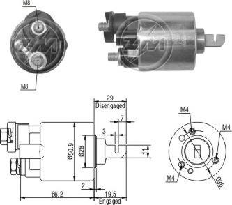 Wilmink Group WG2018026 - Solenoid Switch, starter car-mod.net
