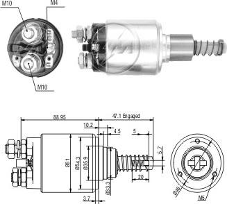 Wilmink Group WG2018156 - Solenoid Switch, starter car-mod.net