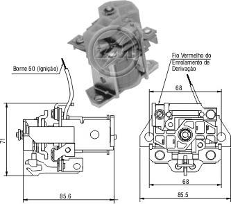 Wilmink Group WG2018267 - Solenoid Switch, starter car-mod.net