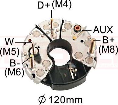 Wilmink Group WG2012505 - Rectifier, alternator car-mod.net