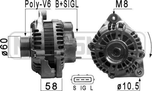 Wilmink Group WG2012376 - Alternator car-mod.net