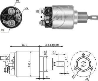 Wilmink Group WG2017921 - Solenoid Switch, starter car-mod.net
