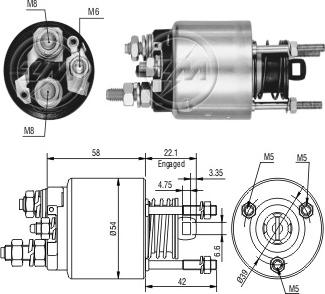 Wilmink Group WG2017778 - Solenoid Switch, starter car-mod.net