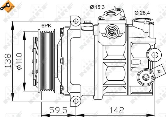 Wilmink Group WG2159167 - Compressor, air conditioning car-mod.net