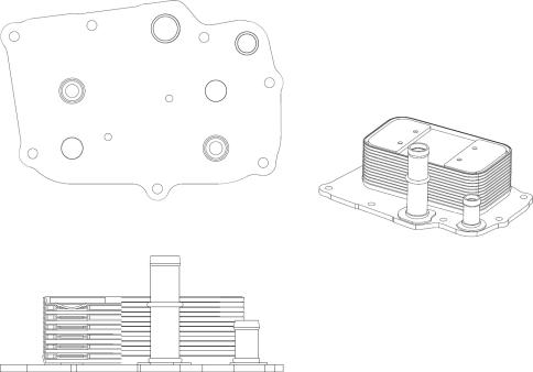 Wilmink Group WG2158900 - Oil Cooler, engine oil car-mod.net