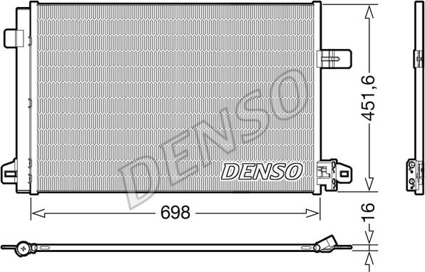 Wilmink Group WG2169950 - Condenser, air conditioning car-mod.net