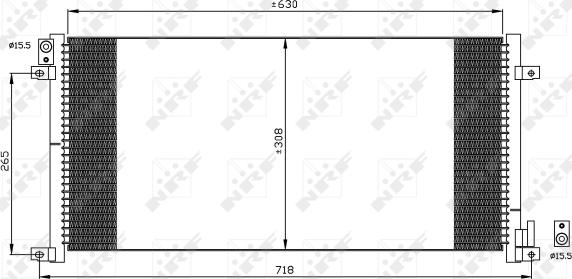 Wilmink Group WG2160930 - Condenser, air conditioning car-mod.net