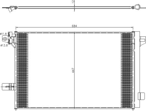 Wilmink Group WG2160630 - Condenser, air conditioning car-mod.net