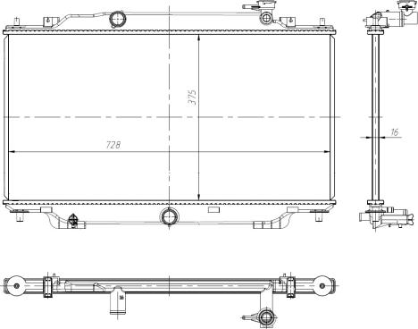 Wilmink Group WG2162193 - Radiator, engine cooling car-mod.net