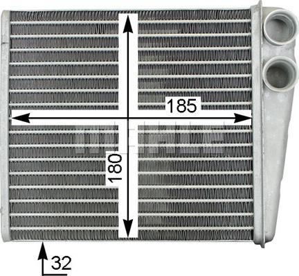 Wilmink Group WG2180087 - Heat Exchanger, interior heating car-mod.net