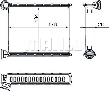 Wilmink Group WG2180147 - Heat Exchanger, interior heating car-mod.net