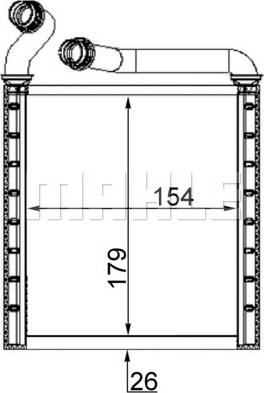 Wilmink Group WG2180102 - Heat Exchanger, interior heating car-mod.net
