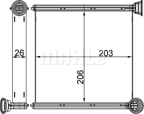 Wilmink Group WG2180131 - Heat Exchanger, interior heating car-mod.net