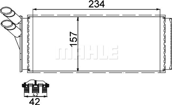 Wilmink Group WG2180219 - Heat Exchanger, interior heating car-mod.net