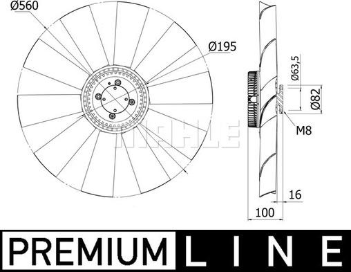 Wilmink Group WG2180784 - Fan, radiator car-mod.net