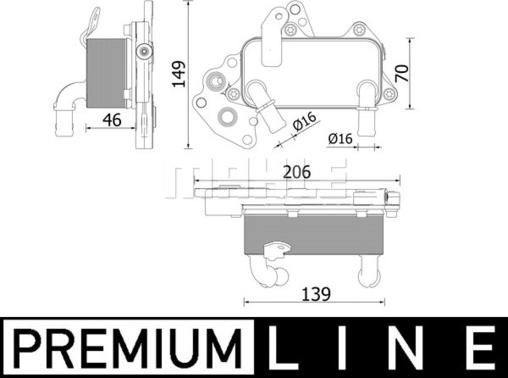 Wilmink Group WG2181185 - Oil Cooler, automatic transmission car-mod.net
