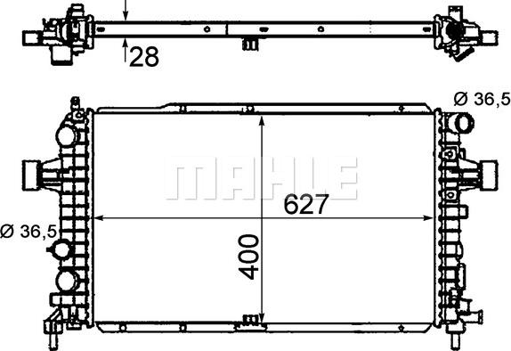 Wilmink Group WG2182885 - Radiator, engine cooling car-mod.net