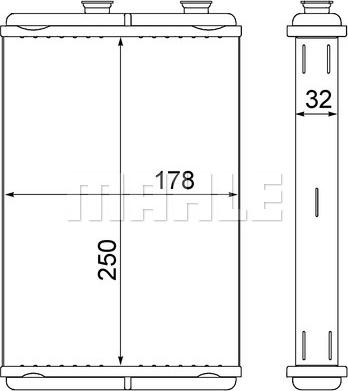 Wilmink Group WG2179973 - Heat Exchanger, interior heating car-mod.net