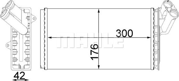 Wilmink Group WG2179977 - Heat Exchanger, interior heating car-mod.net