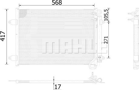 Wilmink Group WG2369192 - Condenser, air conditioning car-mod.net
