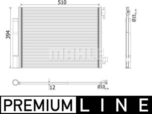 Wilmink Group WG2369186 - Condenser, air conditioning car-mod.net
