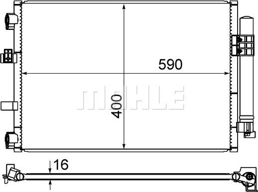 Wilmink Group WG2369311 - Condenser, air conditioning car-mod.net