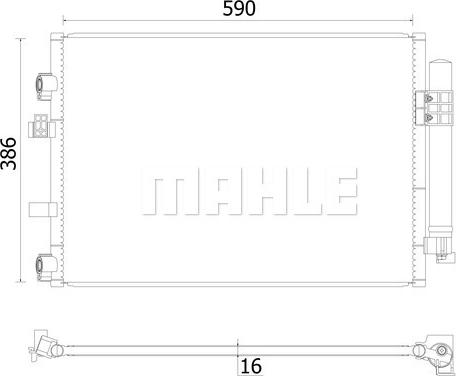Wilmink Group WG2369372 - Condenser, air conditioning car-mod.net