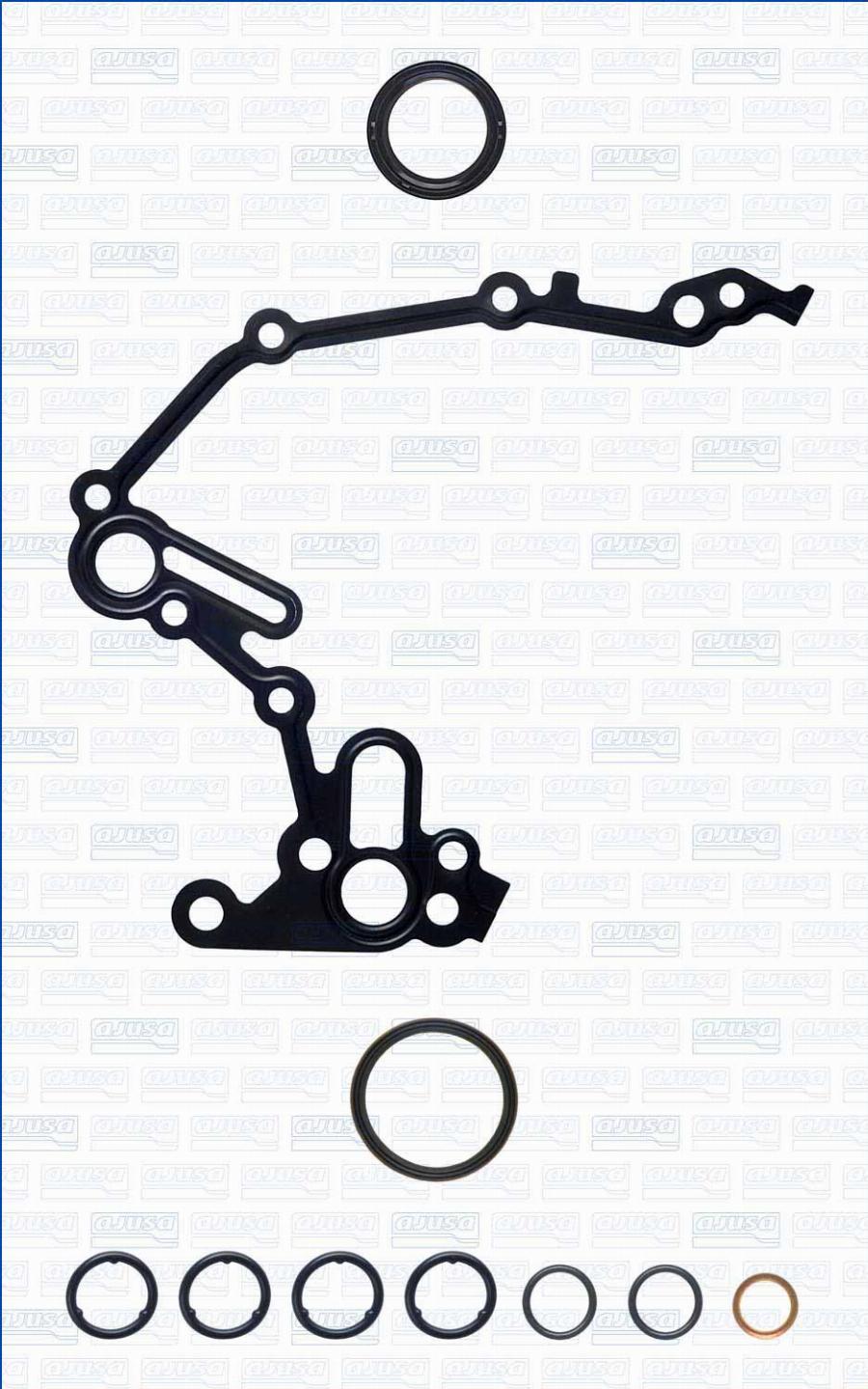 Wilmink Group WG2366673 - Gasket Set, crank case car-mod.net