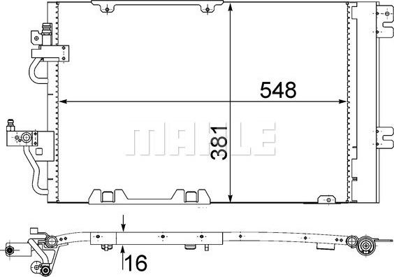 Wilmink Group WG2368888 - Condenser, air conditioning car-mod.net