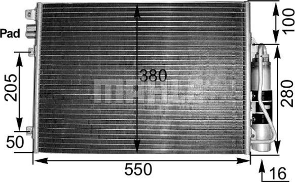 Wilmink Group WG2368793 - Condenser, air conditioning car-mod.net