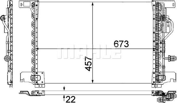 Wilmink Group WG2368773 - Condenser, air conditioning car-mod.net
