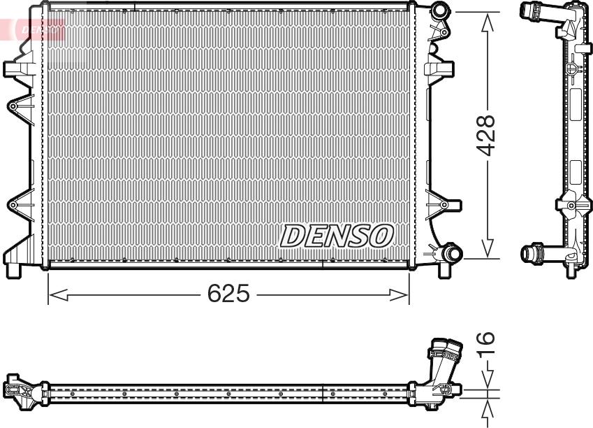 Wilmink Group WG2339236 - Radiator, engine cooling car-mod.net