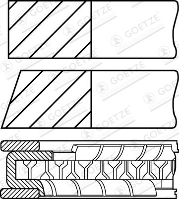 Wilmink Group WG2338984 - Piston Ring Kit car-mod.net