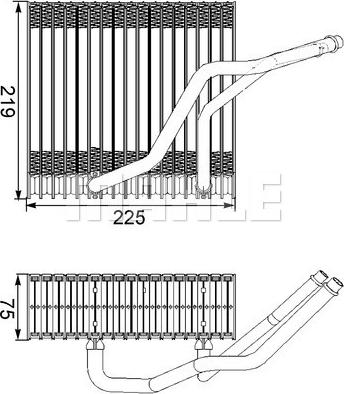 Wilmink Group WG2370316 - Evaporator, air conditioning car-mod.net