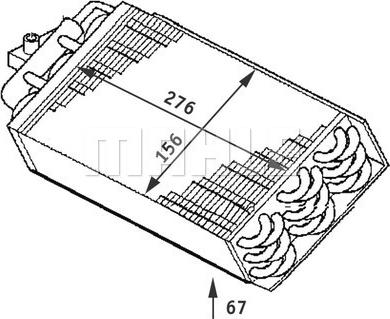 Wilmink Group WG2370335 - Evaporator, air conditioning car-mod.net