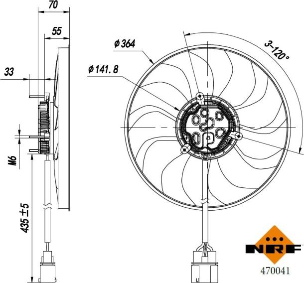 Wilmink Group WG2260941 - Fan, radiator car-mod.net