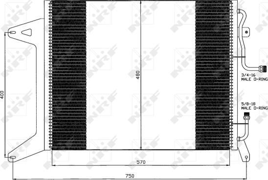 Wilmink Group WG2260794 - Condenser, air conditioning car-mod.net