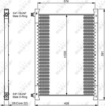 Wilmink Group WG2260787 - Condenser, air conditioning car-mod.net
