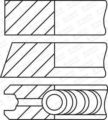 Wilmink Group WG2202103 - Piston Ring Kit car-mod.net